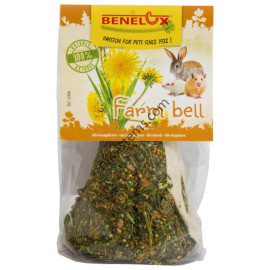 Лакомство без зърнена камбана с глухарче за Гризачи 125 гр. - Benelux Farm Bell