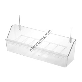 Хранилка за Птици с решетка 200 x 55 x 65 h/мм.