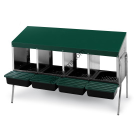 Гнездо за Кокошки Носачки - Автоматично Четворно на крака