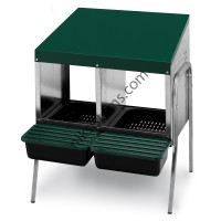 Гнездо за Кокошки Носачки - Автоматично Двойно на крака