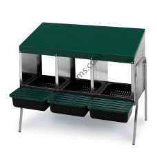 Гнездо за Кокошки Носачки - Автоматично Тройно на крака