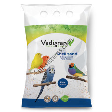Витамини и минерали, Миден пясък за Птици 5 кг. бял - Vadigran Shellsand white