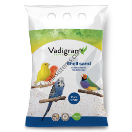 Витамини и минерали, Миден пясък за Птици 5 кг. бял - Vadigran Shellsand white