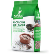 Витамини и минерали, Шарен Грит с Анасон за Гълъби 3 кг. - Natural Hi-Calcium Grit + Anise