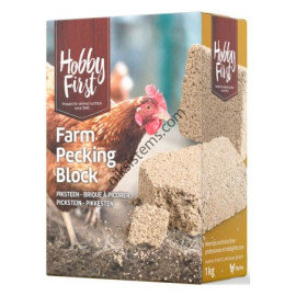 Блокче от витамини и минерали за кълване за Птици 1 кг. - Farm Pecking Block