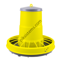 Хранилка за Птици, Кокошки и Други с ребра против разпиляване стояща или висяща 10 кг. - Compacta