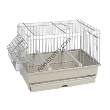 Клетка за малки Птички - изложбена, транспортна и друго 240 x 160 x 200 мм., бежова - 2GR