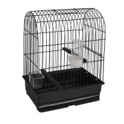 Клетка за малки Птички - изложбена, транспортна и друго 240 x 160 x 360 мм., черна - 2GR