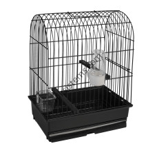 Клетка за малки Птички - изложбена, транспортна и друго 240 x 160 x 360 мм., черна - 2GR