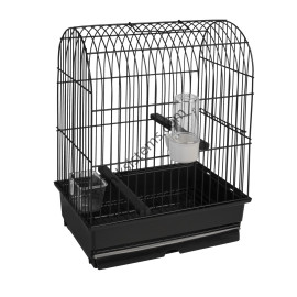 Клетка за малки Птички - изложбена, транспортна и друго 240 x 160 x 360 мм., черна - 2GR