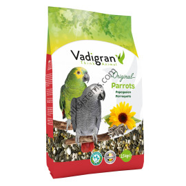 Пълноценна храна за средни и големи Папагали 2,5 кг. - Vadigran Parrot Original