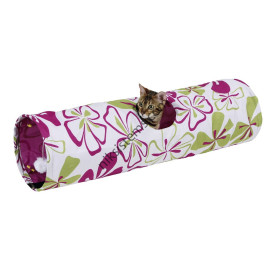 Тунел за котки FLOWER 90x25 см. - KERBL