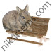 Декорация за клетка: дървена пейка NATURE 30 x 15 x 18 см. - KERBL