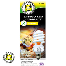 Компактна UVB лампа с пълен спектър, 3.0 - 23W - Drago-Lux Compact Basic UVB 3.0 - 23W