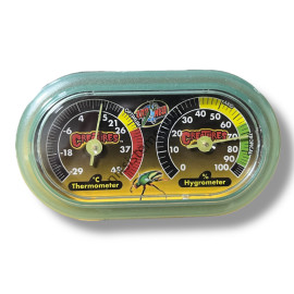 Прецизен Комбиниран аналогов Термометър и Влагомер - ZooMed Creatures Dual Thermometer & Humidity Gauge