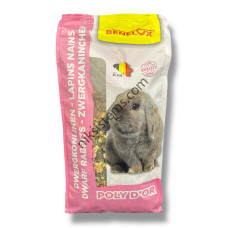 Пълноценна храна за декоративни зайчета, 1,5 кг. - Benelux Dwarf Mixture Rabbit Poly d'or superior
