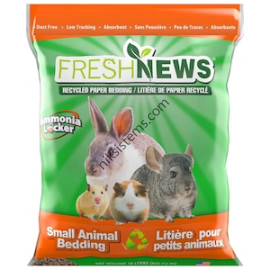 Хартиена целулозна постеля за Гризачи, ситна, 10 литра - Fresh News Small Animal Litter